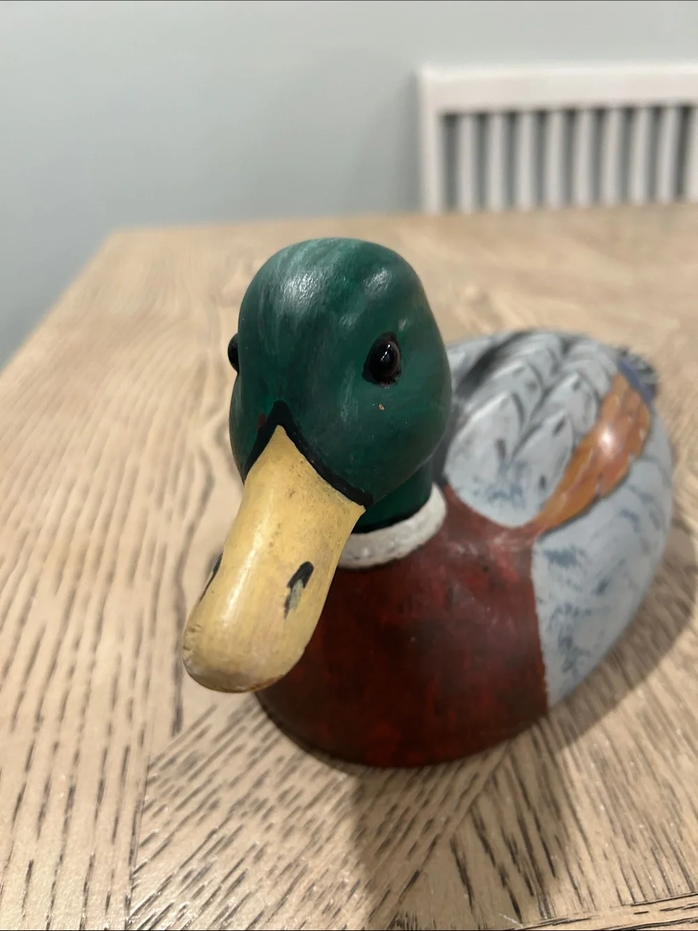Hand-Painted Mallard Duck Decorative